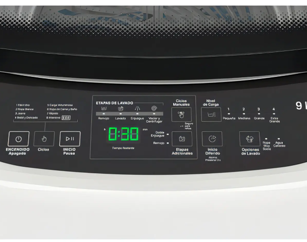 Lavarropas Whirlpool Ww09hbb Carga Superior 9kg 740rpm