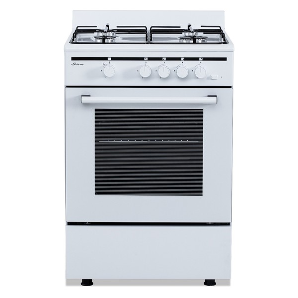 Cocina Multigas Siam CSI-CM56BL 4 Hornallas 56cm Luz Blanca