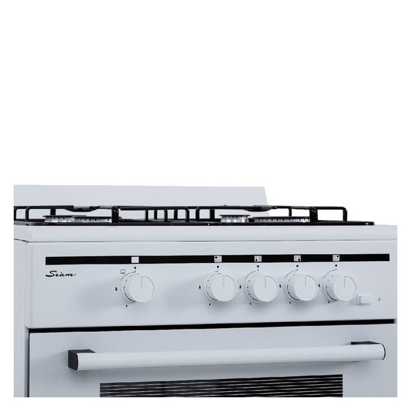 Cocina Multigas Siam CSI-CM56BL 4 Hornallas 56cm Luz Blanca