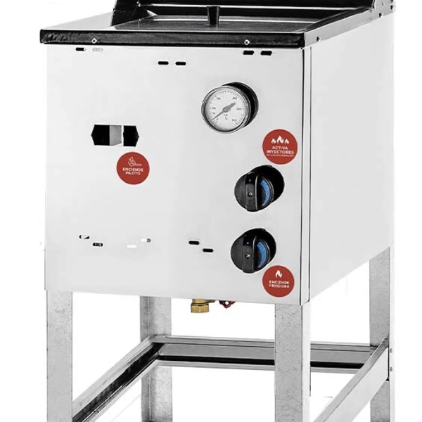Freidora 18 Litros Sol Real 444 Gauchito Ultra Rapida Gas Natural