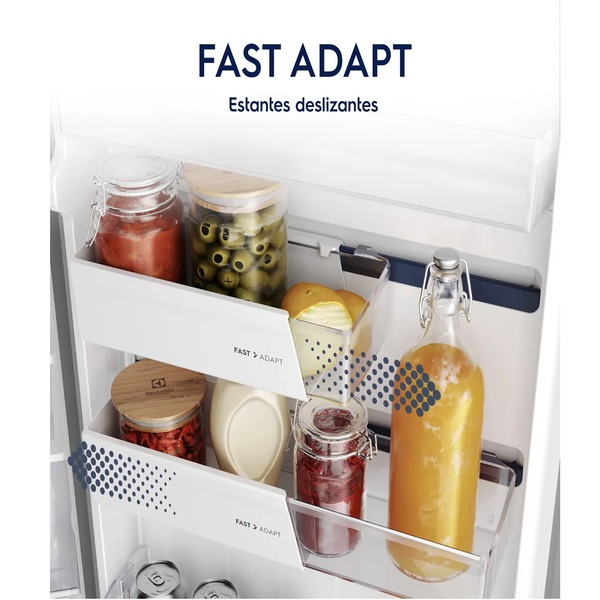 Heladera Electrolux If43s 408L No Frost Inverter Plata