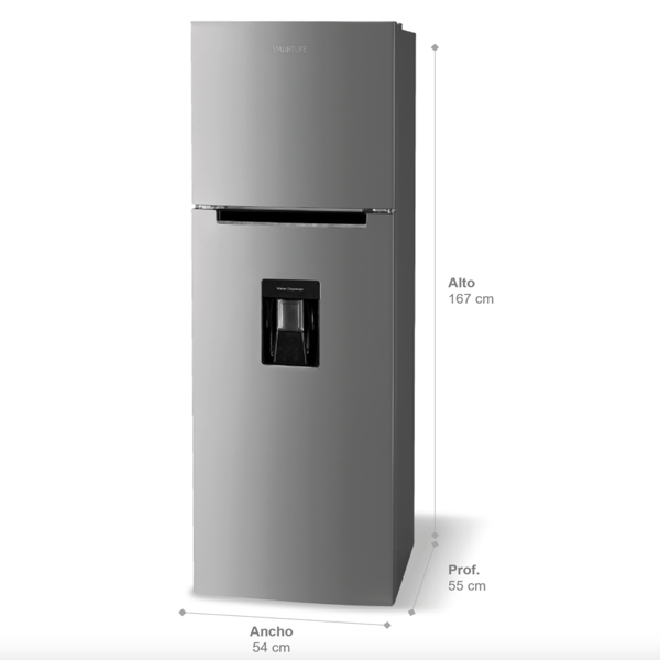 Heladera Smartlife Sl-rnf270sdinv Con Dispenser No Frost Inverter 260l