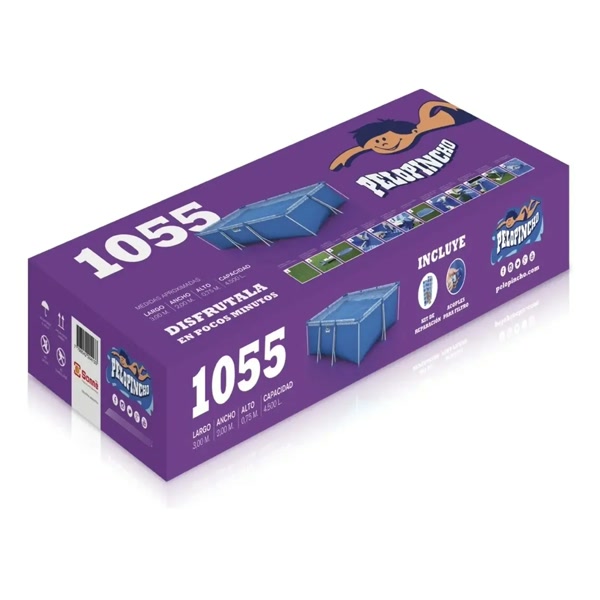 Caja de pileta estructural Pelopincho 1055