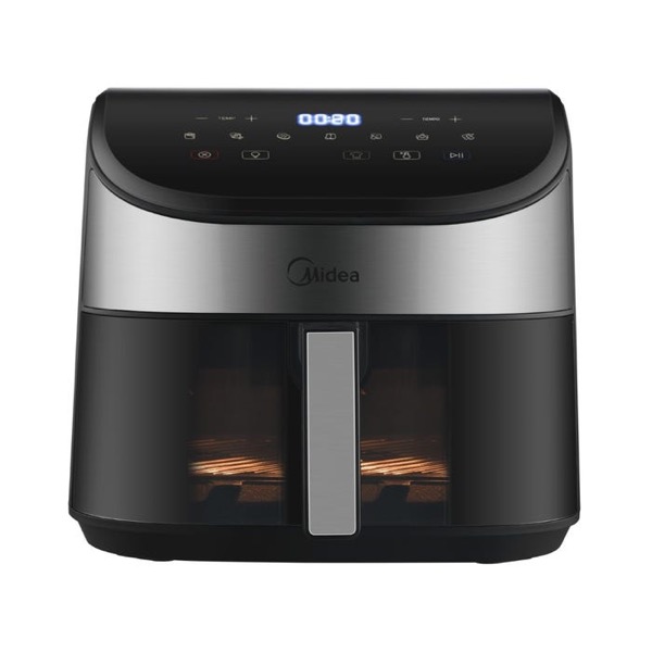 Freidora Midea Sin Aceite AF-DW60BAR1 Digital 6 Litros 1900W