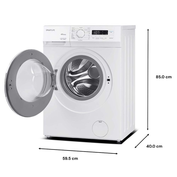 Lavarropas Smartlife WM26I0651200W Inverter 6.5 kg 1200 RPM