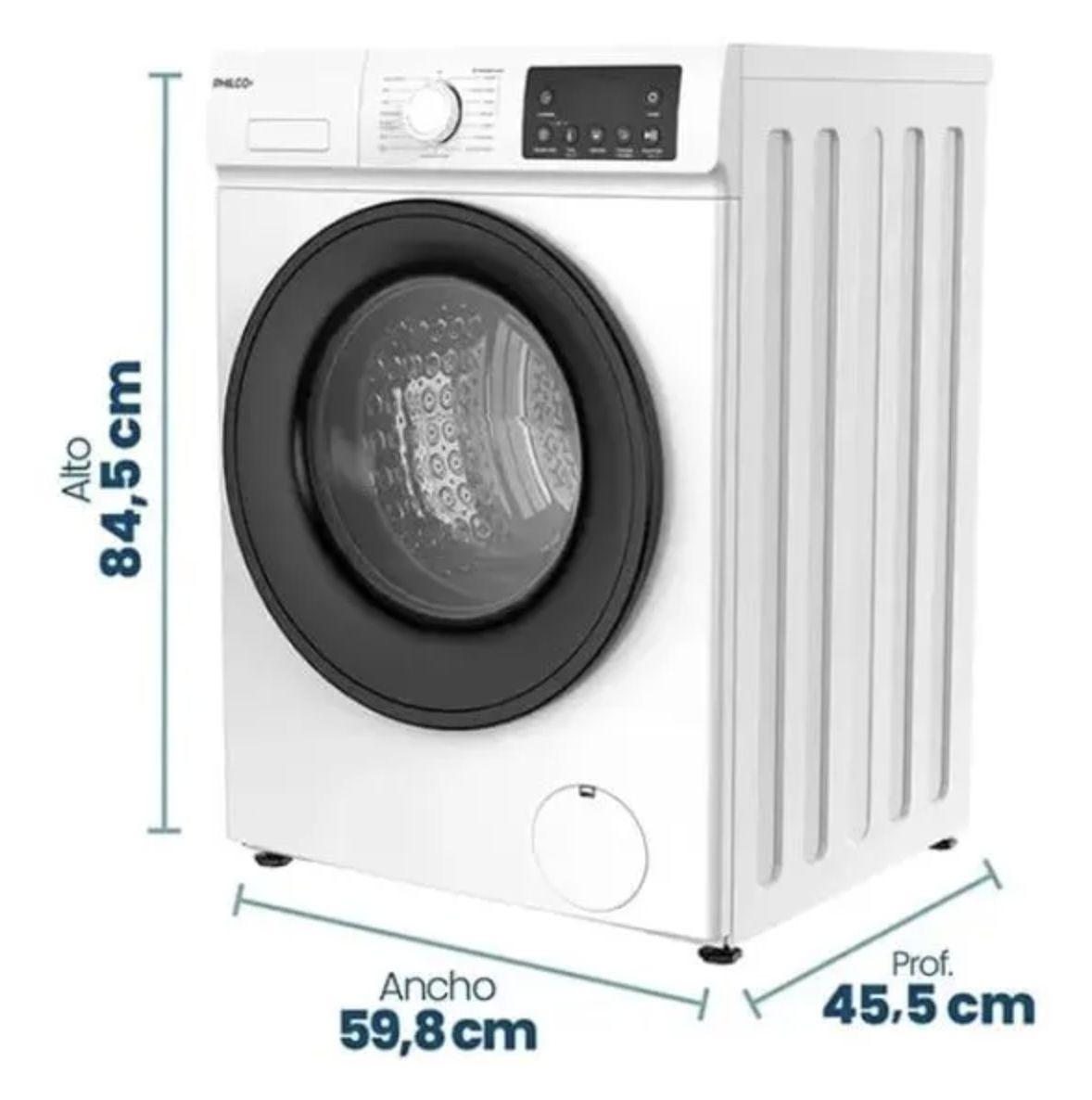 LAVARROPAS PHILCO PHLF67BN 6KG 1200RPM INVERTER BLANCO