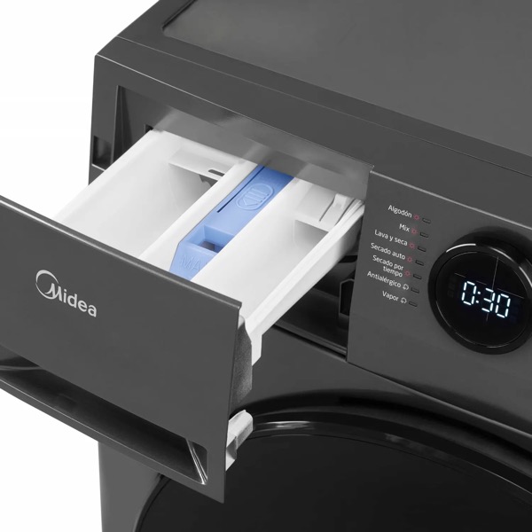 Lavasecarropas Midea Inverter Smart 8 Kg MF200D80WB/T-A1