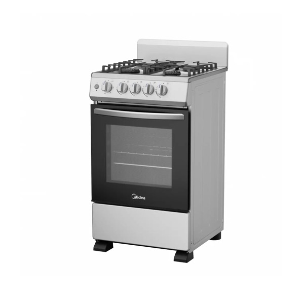 Cocina Multigas 50cm Midea Gris 20tmg4pgar1 Luz y Encendido