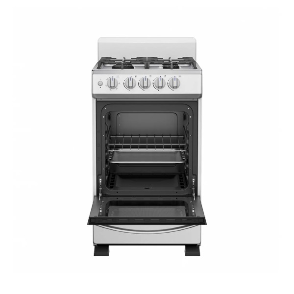 Cocina Multigas 50cm Midea Gris 20tmg4pgar1 Luz y Encendido