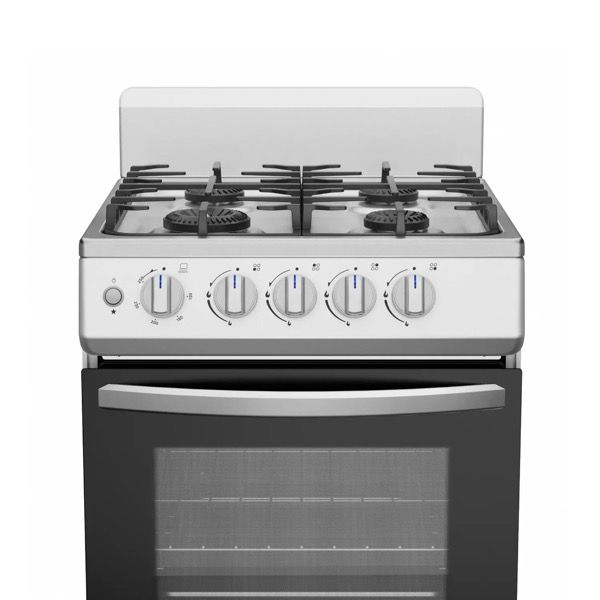 Cocina Multigas 50cm Midea Gris 20tmg4pgar1 Luz y Encendido