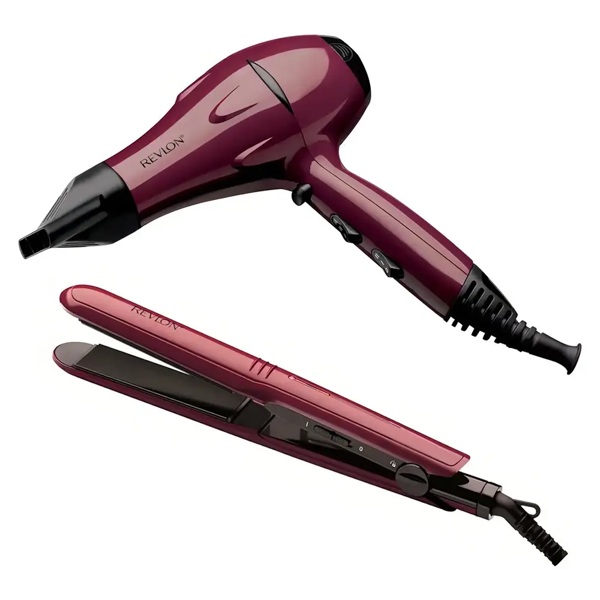 Combo Secador De Pelo 2000w + Planchita De Pelo Revlon RVDR5230LA2A