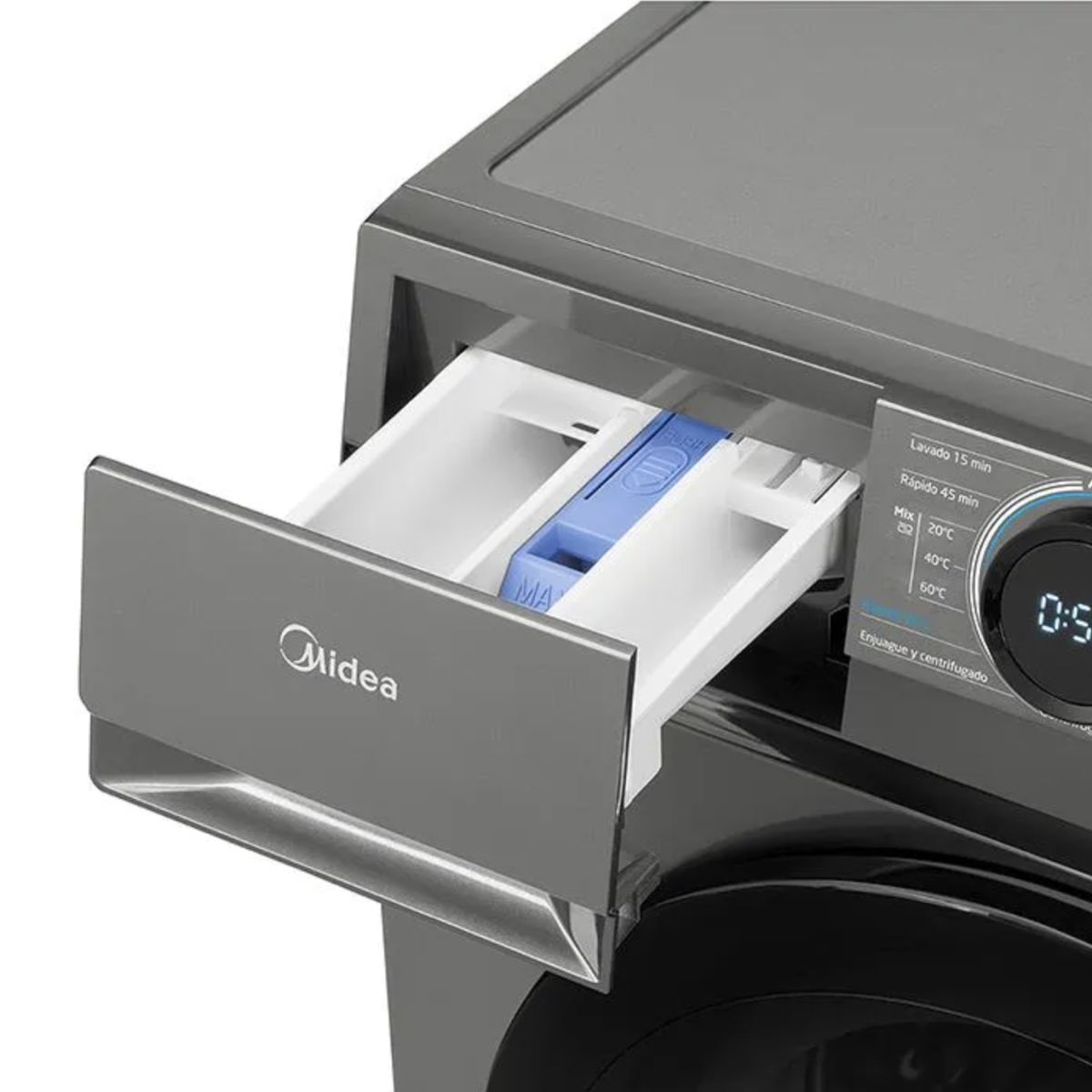 Lavarropas Midea 6 Kg 1000 RPM MF100W60/T-A1 Color Titanio