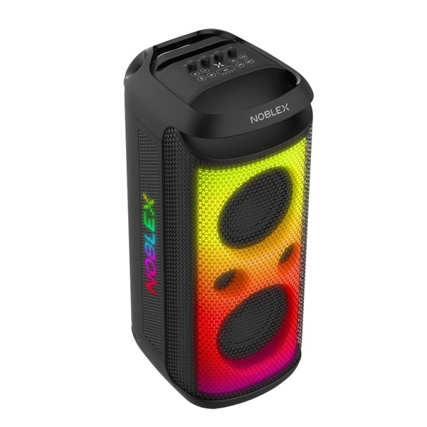 Torre de sonido Noblex MNX1600, perspectiva del panel superior