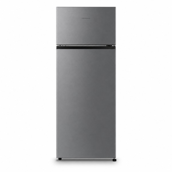 Heladera Hisense RT240N1ESA gris 240 litros, vista frontal