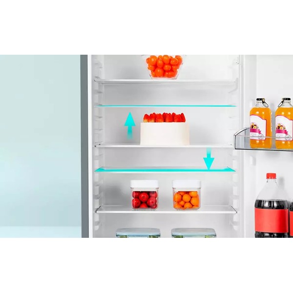 Estantes regulables de la heladera Hisense RT240N1ESA