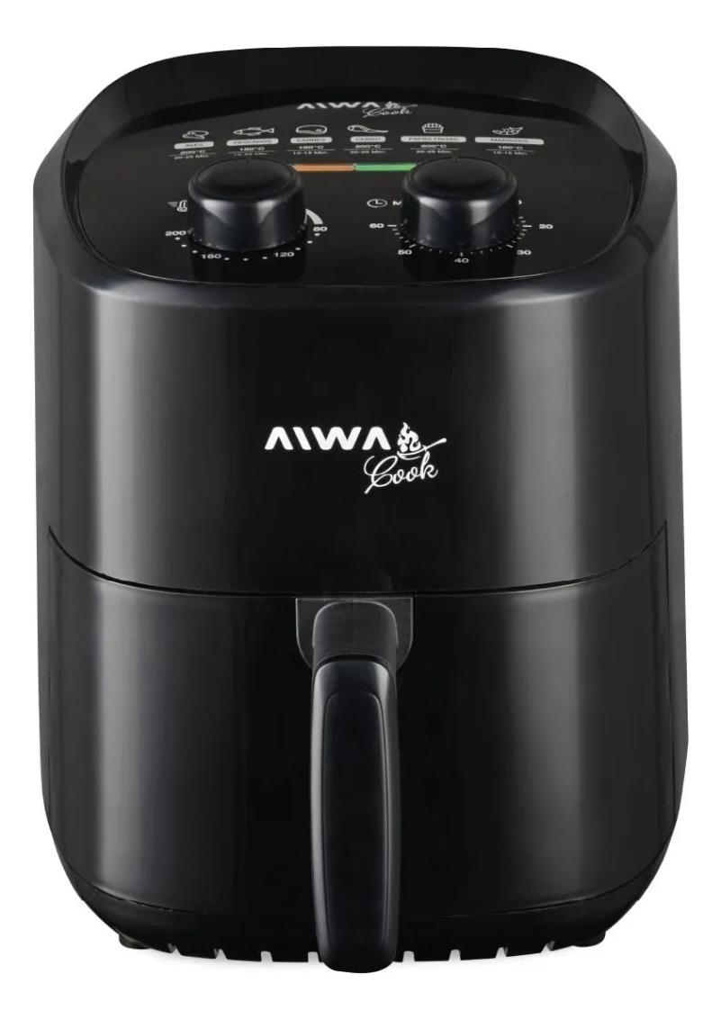Freidora Sin Aceite Aiwa Cook 3,6 litros 1400W AW-FA35N Negra
