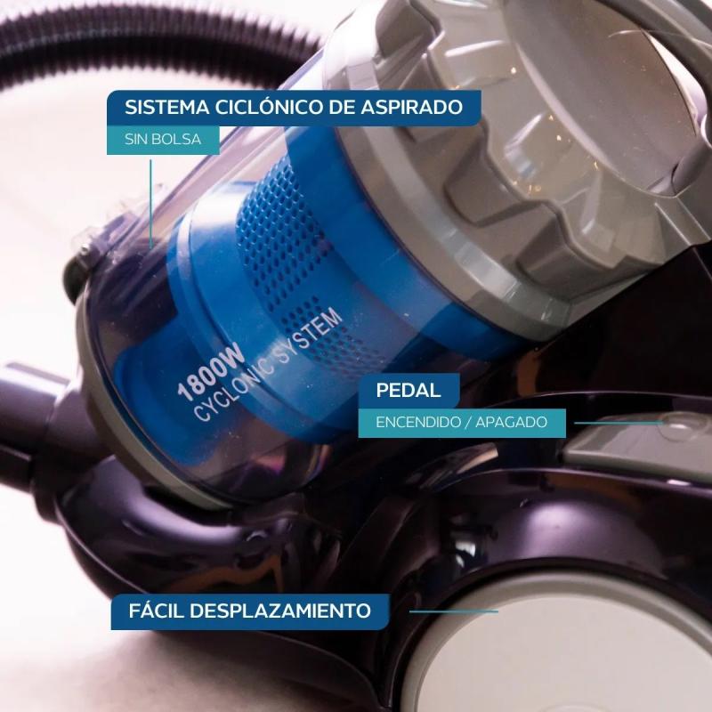 Aspiradora Sin Bolsa Philco Phasc1933pi 1800 Watts
