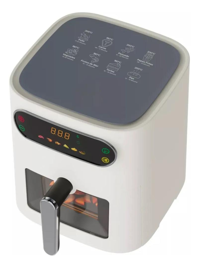 Freidora De Aire Embassy Ff1012 5.5 Lts 1500w Digital Visor