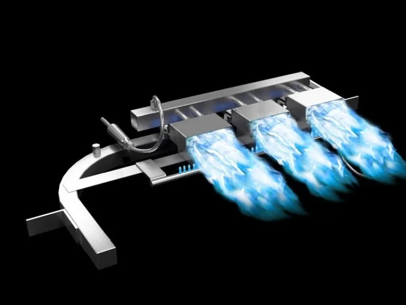 Freidora 33 Litros Sol Real Triple inyección Gas Envasado