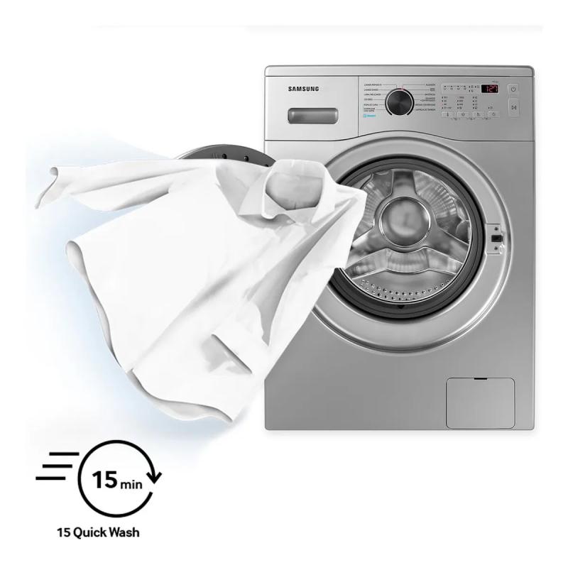 Lavarropas Samsung Inverter Ww65a40000s Silver 6.5 Kilos
