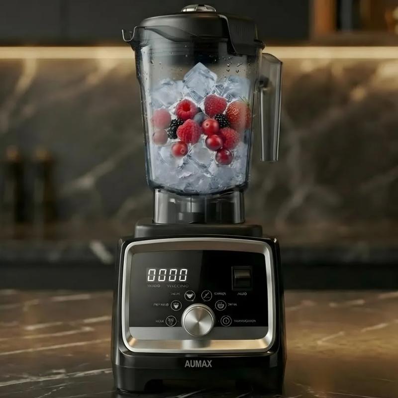 Licuadora Profesional AUMAX FORZA NEGRA HS-228C 1600 WATTS