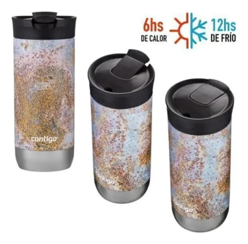 Vaso Térmico Contigo Acero Inoxidable Huron Couture 473ml