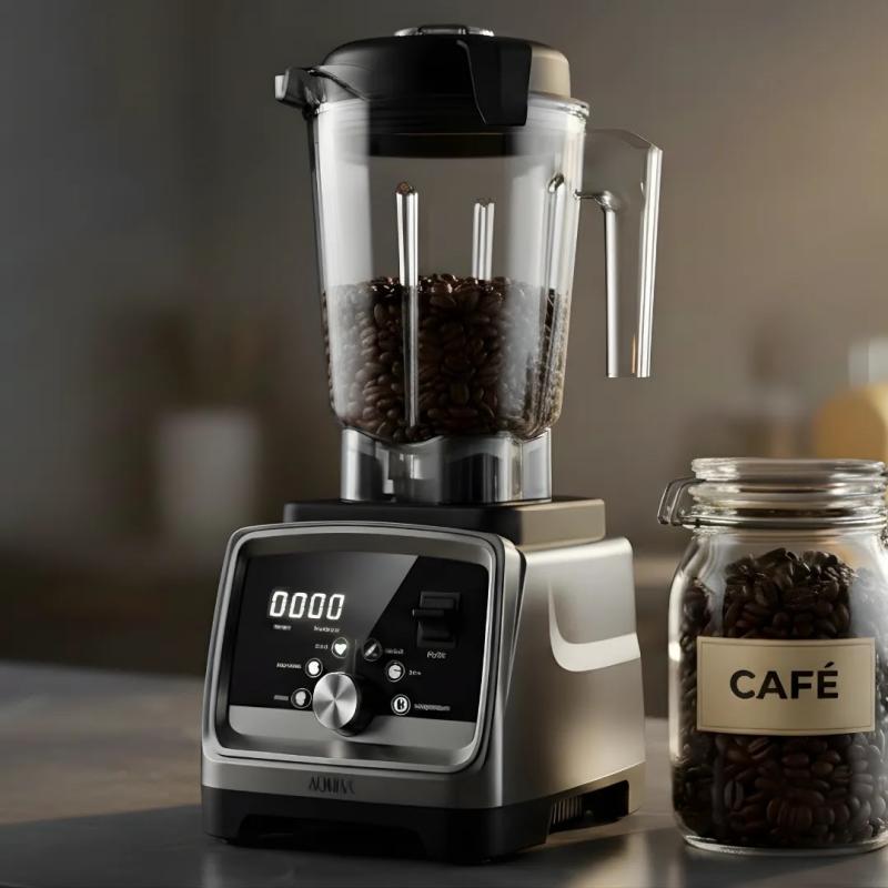 Licuadora Profesional AUMAX FORZA GRIS PLATA HS-228C 1600 WATTS