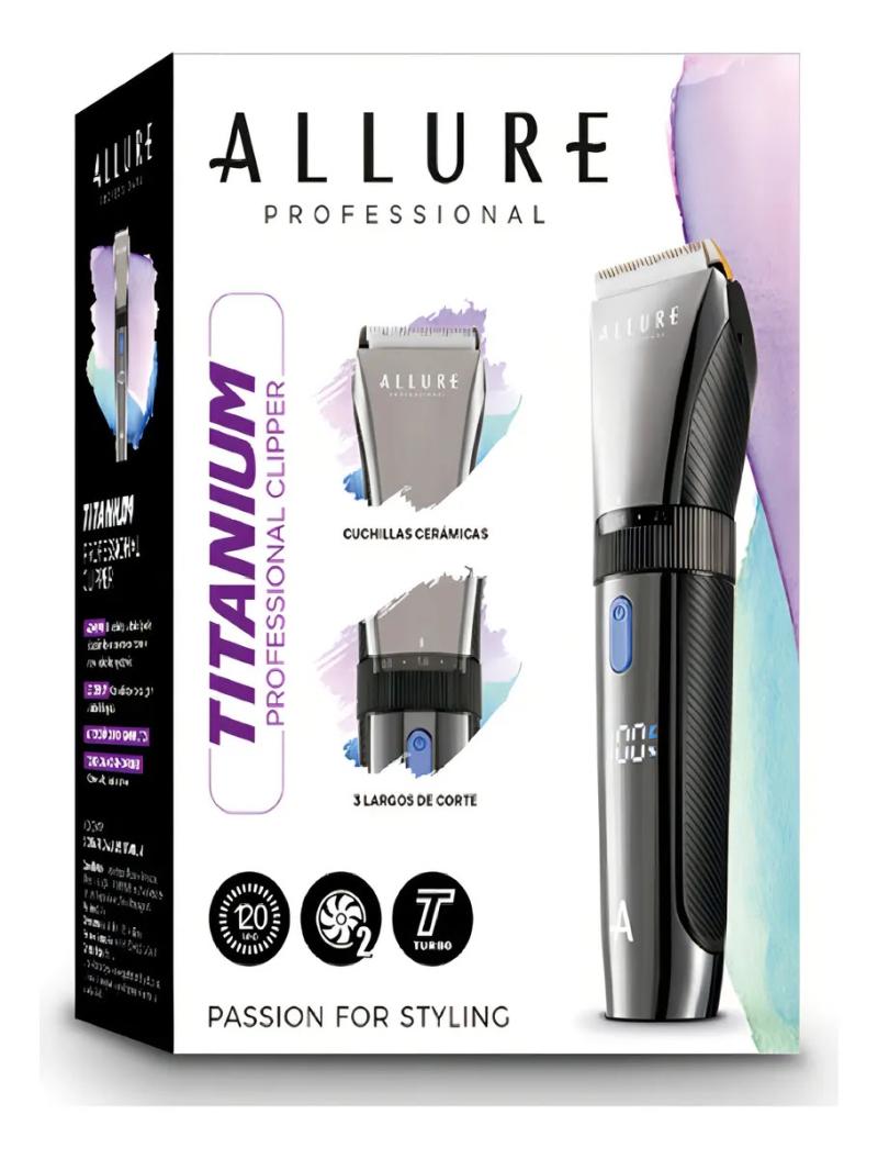 Corta Pelo Allure Titanium Cuchilla Ceramica Hc8050