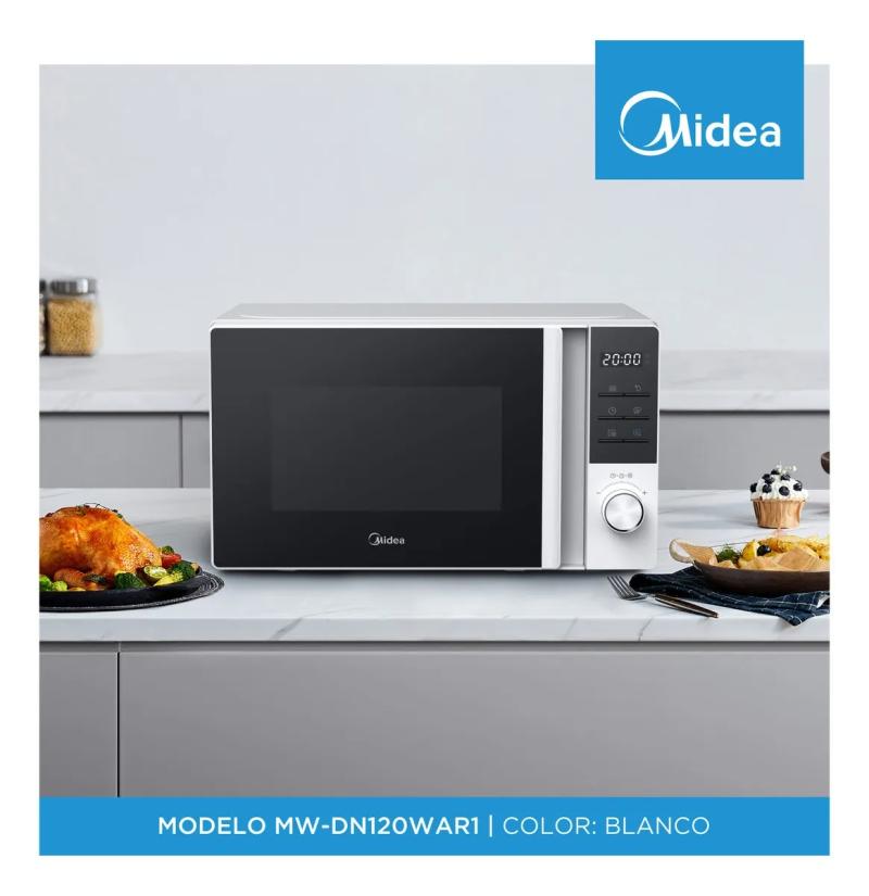 Microondas Midea Mw-dn120war1 20 Lts Digital Blanco 700W