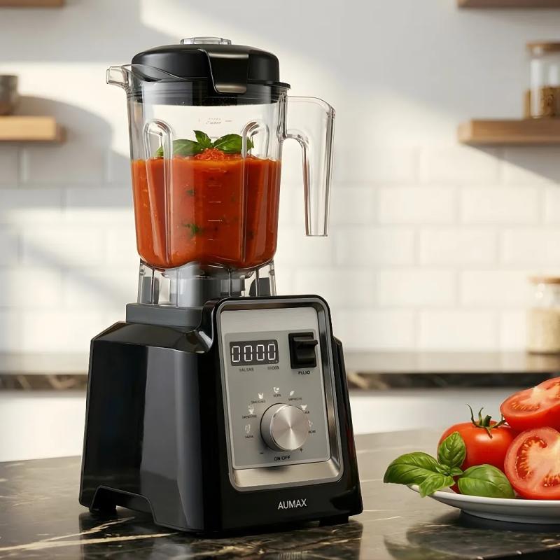 Licuadora Profesional AUMAX POTENZA BLACK HS-209C 1600 WATTS