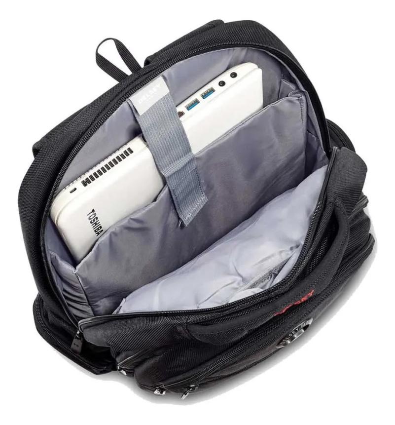 Mochila Delsey Portanotebook 15,6  Element Flier Negra