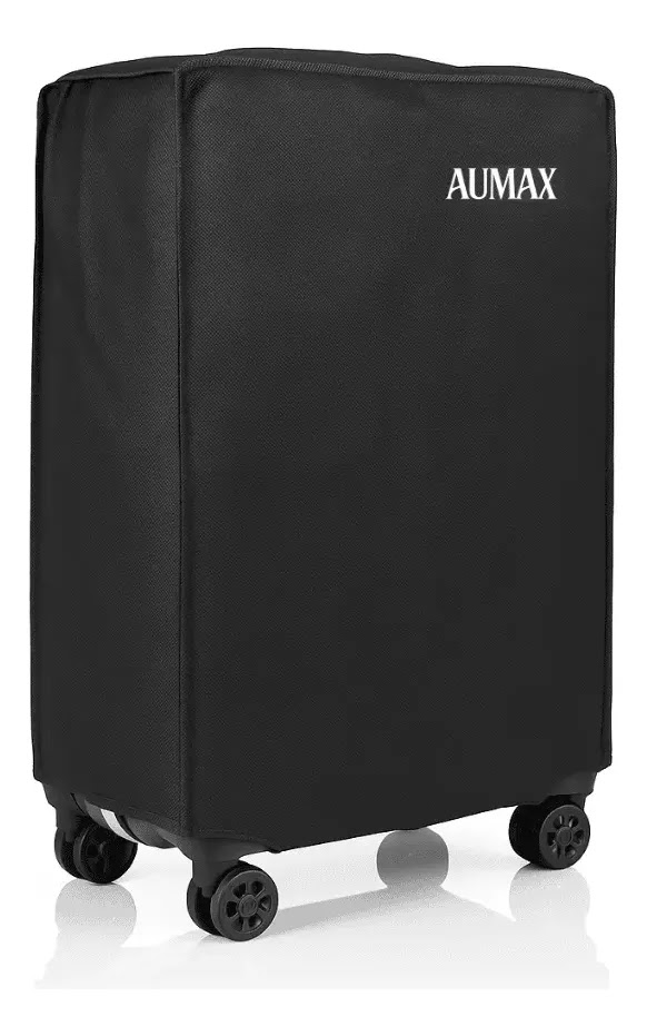 Valija Aumax Magna Black Silver Mediana 24 Marco De Aluminio