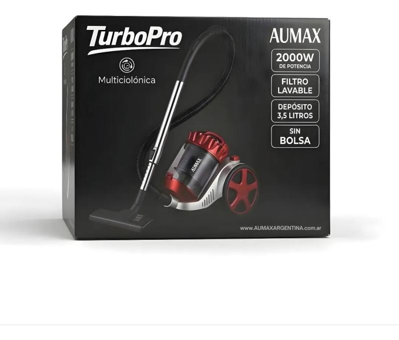 ASPIRADORA TRINEO TURBOPRO ZJX8247-X 2000W 3.5 LITROS AUMAX