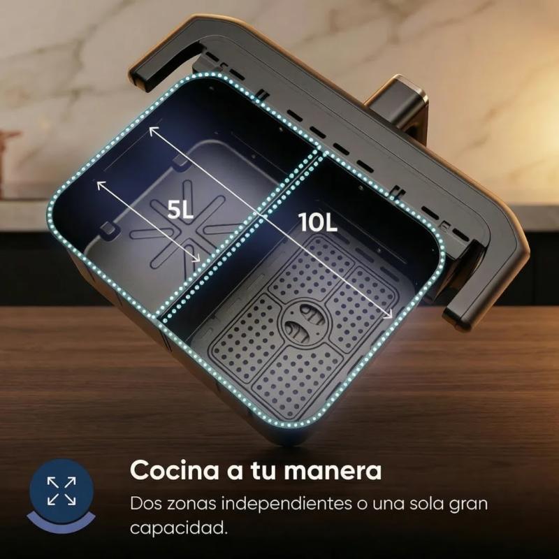 FREIDORA DUALCHEF RA922DSV DIGITAL 10 LITROS AUMAX