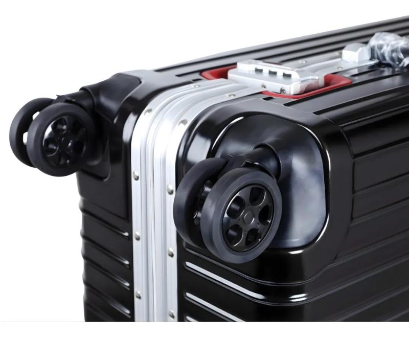 Valija Aumax Magna Red Silver Mediana 24 Marco De Aluminio