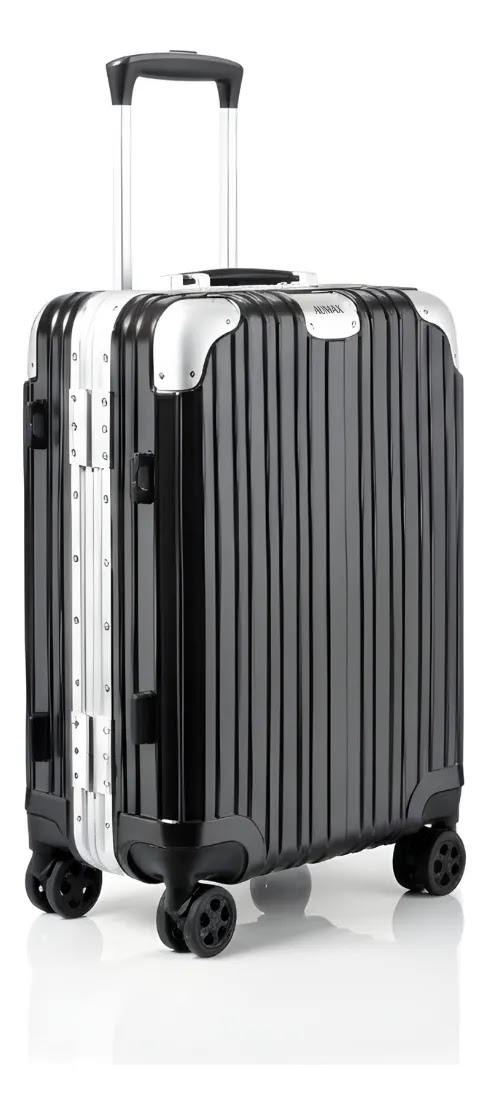 Valija Aumax Magna Red Silver Mediana 24 Marco De Aluminio