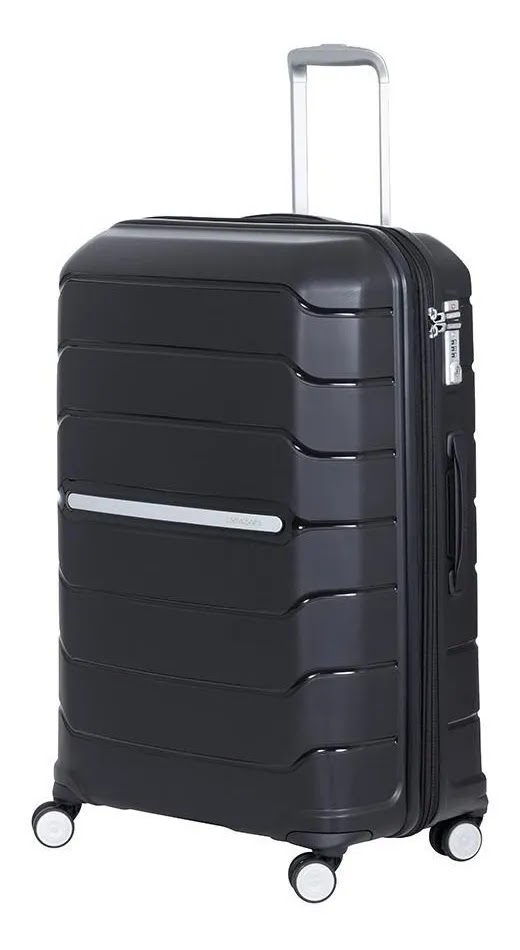 Valija Samsonite Octolite  Rigida Tamaño Grande 8 Ruedas 360 Grados NEGRA
