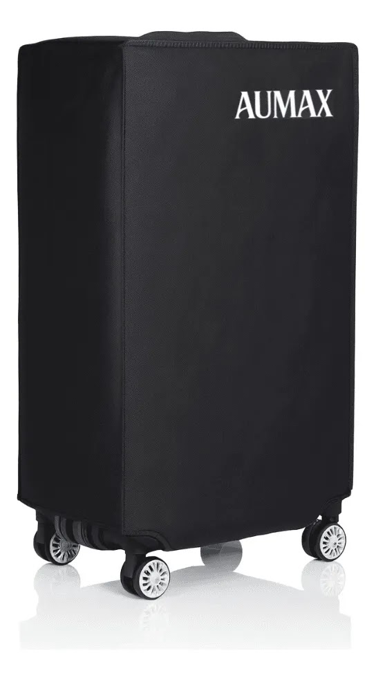 Valija Aumax Luxor Cabina 20 Aluminio 54x34x24 Cm Black /  Silver