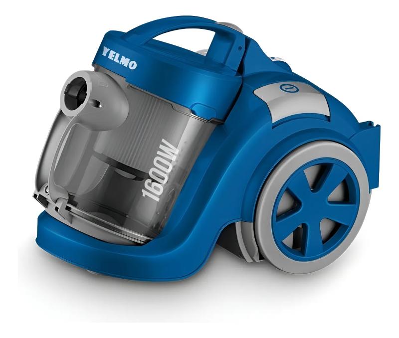 Aspiradora Yelmo As 3224 2lts Filtro S/bolsa Hepa 1600w Color Gris/azul