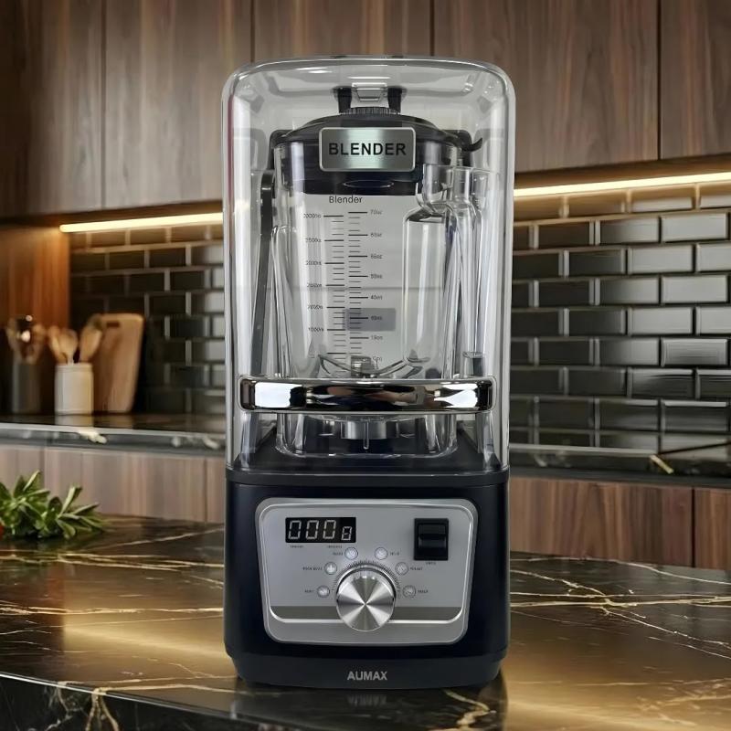 Licuadora Profesional AUMAX TITANIO BLACK HS-606E 1600 WATTS