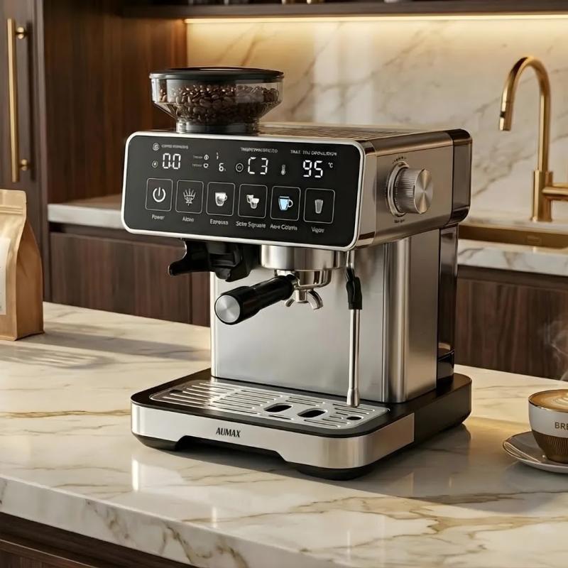 CAFETERA EXPRESS ZAFIRA CM-301CG 20 BARES MOLINILLO 2 EN 1 AUMAX