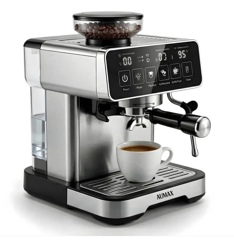 CAFETERA EXPRESS ZAFIRA CM-301CG 20 BARES MOLINILLO 2 EN 1 AUMAX