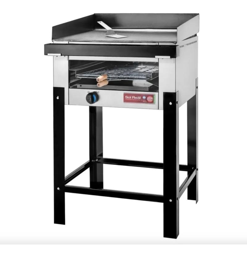 Plancha Lomitera Hamburguesera Sol Real 077 Gas Natural