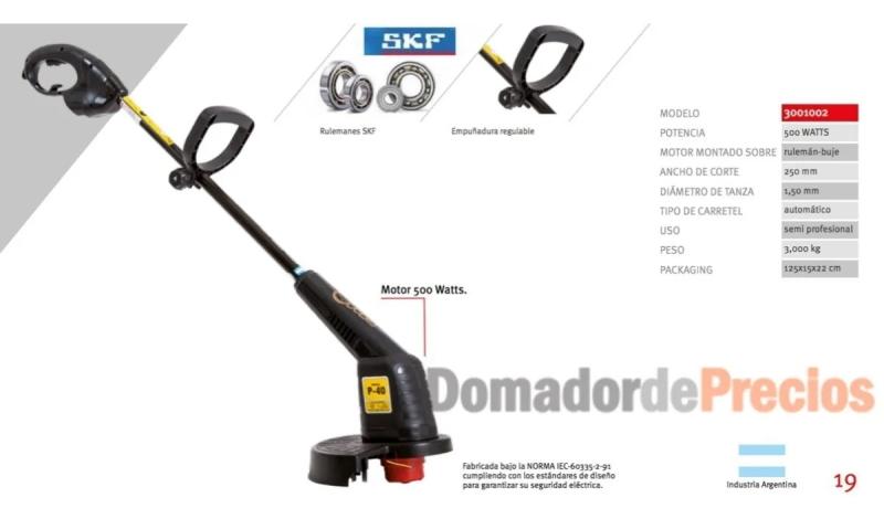 Bordeadora De Cesped Petri P40 500 Watts 3001002