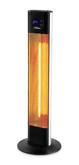 Calefactor Exterior Liliana 3 En 1 Ccp2203 Carbono 2200w