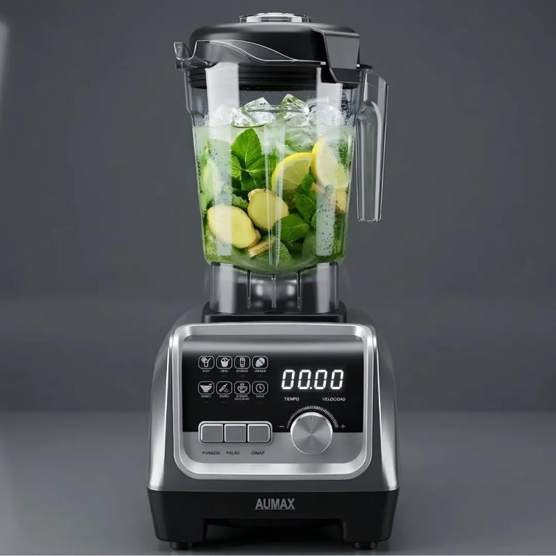 Licuadora Profesional AUMAX INFINITA SILVER HS-206C 1600 WATTS