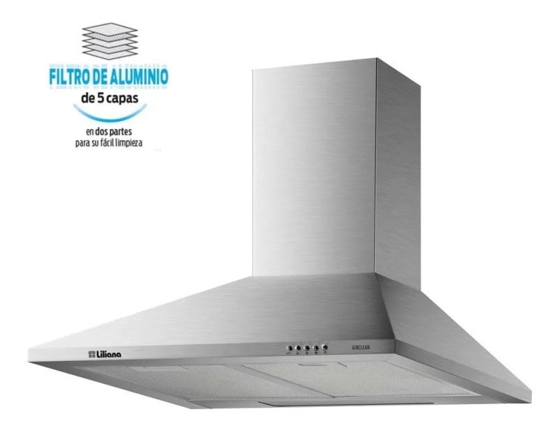 Campana De Cocina Liliana Kc993 Acero 3 Velocidades