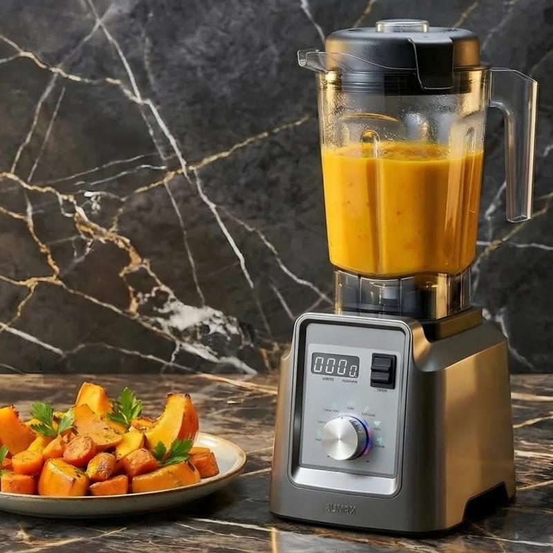 Licuadora Profesional AUMAX POTENZA SILVER HS-209C 1600 WATTS