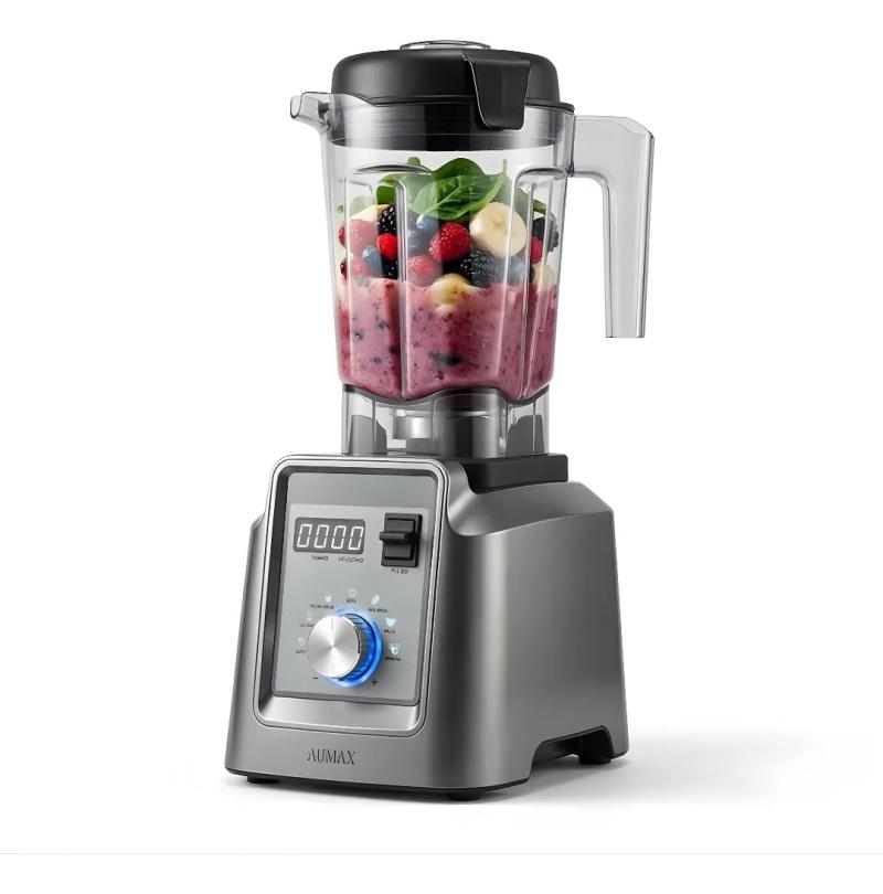 Licuadora Profesional AUMAX POTENZA SILVER HS-209C 1600 WATTS