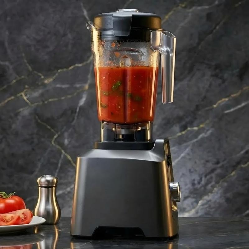 Licuadora Profesional AUMAX POTENZA SILVER HS-209C 1600 WATTS